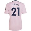 Camisolas Arsenal Vieira 21 3º Equipamento 2022-23 Manga Curta